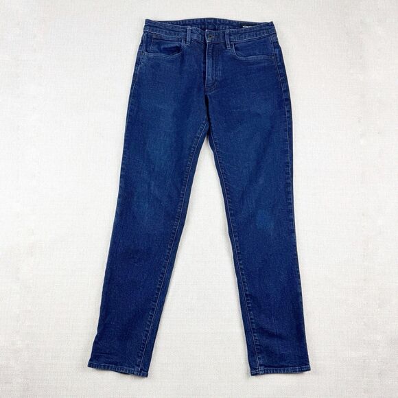 Bonobos Jeans Mens 32 x 32 Athletic Fit Tapered Dark Wash Flex Denim - Picture 1 of 12